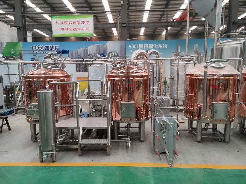 5BBL Copper brewhouse